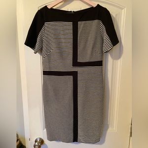 Patterned Midi Jersey dress